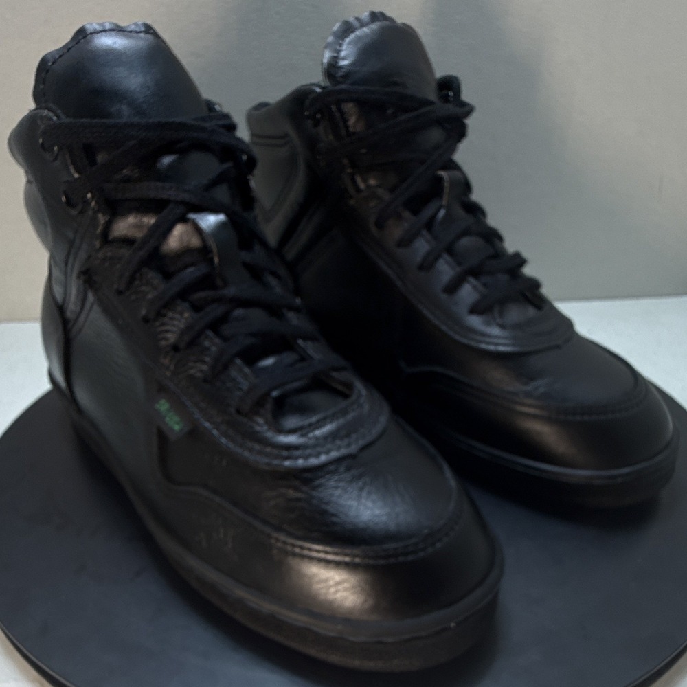 Men's USPS Issued Thorogood Black Leather Lace-Up 6" Boots Made in USA Size 8.5